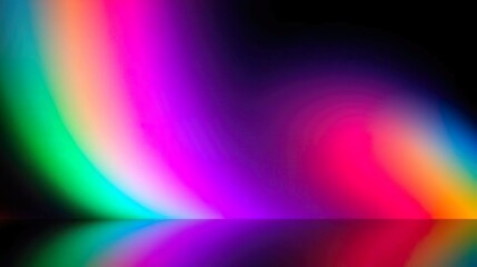 A vibrant and glossy rainbow background featuring smooth gradients transitioning seamlessly through vivid colors: red, orange, yellow, green, blue, indigo, and violet.