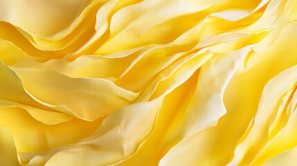 Obraz premium Soft yellow petals, gentle curves