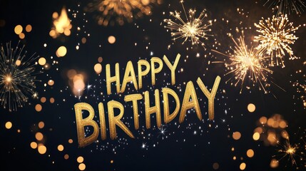 Happy Birthday! Celebrate with Sparkling Fireworks