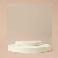 Aesthetic product backdrop, natural light and shadow design