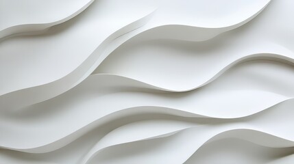 Obraz premium Abstract white wave pattern texture