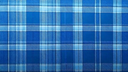 可愛いチェック柄の背景素材テクスチャイメージ AI生成素材 水色 ブルー