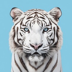 Obraz premium a white tiger