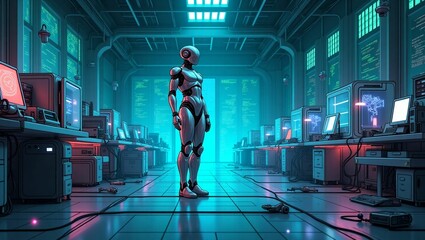 Obraz premium AI & Technology