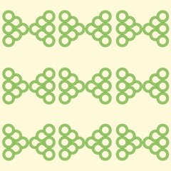 seamless pattern with green leaves