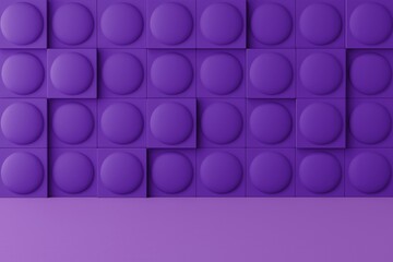 Purple pop fidget pattern background