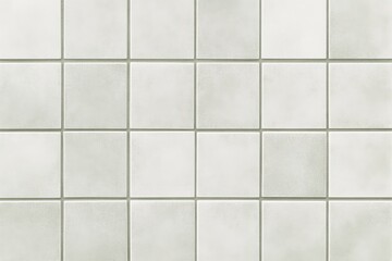 A seamless pattern of light gray tiles, arranged in a grid, creating a neutral and modern aesthetic for interior design.