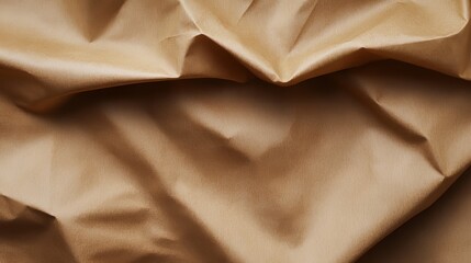 Draped brown fabric texture