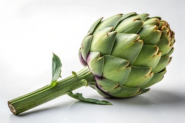 Fototapeta premium artichoke on a green background