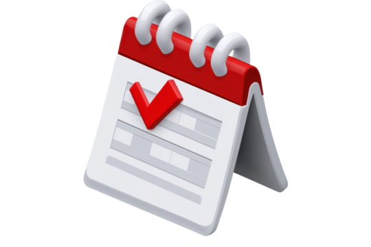 Calendar Checkmark Perfect Scheduling Time Management