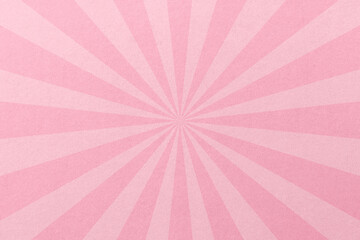 Pink sun ray background, paper textured design