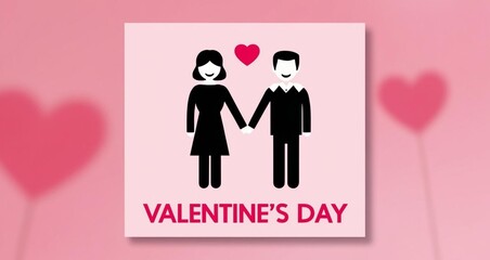 valentine couple ornament background