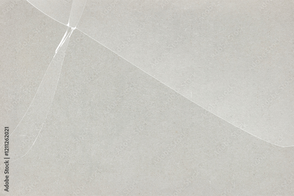 Poster plain gray background with broken glass effect