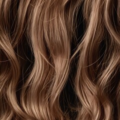 Fototapeta premium backside of a model or a woman with long curly dyed hair for haircare campaign or beauty salon