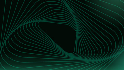 Abstract green geometric line gradient desktop wallpaper