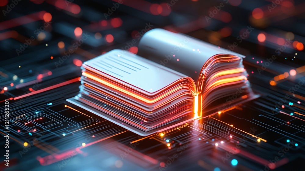 Poster information communication documentation, dynamic holographic file systems, sleek organization visual