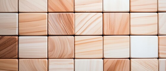 Wooden Wall Paneling  Natural Timber Tiles  3D Texture Background