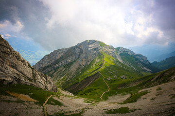 landscape with clouds