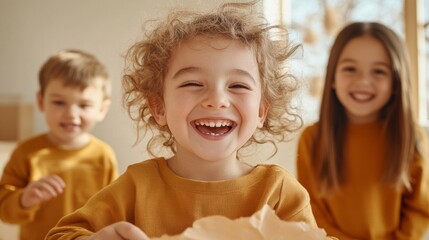 Playful Minimalism in Early Childhood Celebrating National Preschoolers Day with Sunlit Laughs - Creative Learning Spaces for Spring and Small Business Promotion