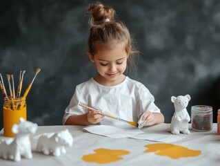 Joyful Crafting Interactive National Childrens Craft Day with Vibrant Paper Mache Creations - Art-Infused Learning for Young Students