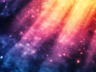 Cosmic Dust: A Dreamlike Nebula in Vibrant Hues