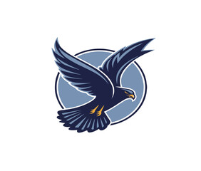 Bird Of Sky Art Vector Illustration