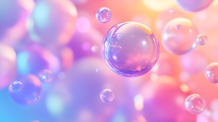 Bright balloons floating in mid-air, radiating joy and vibrant energy