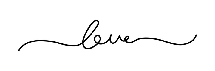 PNG Elegant love script illustration on transparent background