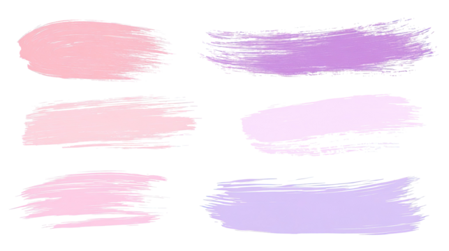 Pastel Abstract Brush Strokes on Background Generative AI