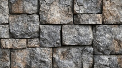 Obraz premium Rough-hewn stone wall texture