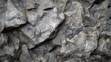 Rough, textured rock face detail