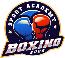 boxing championship logo template design