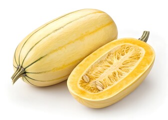 melon isolated on white background