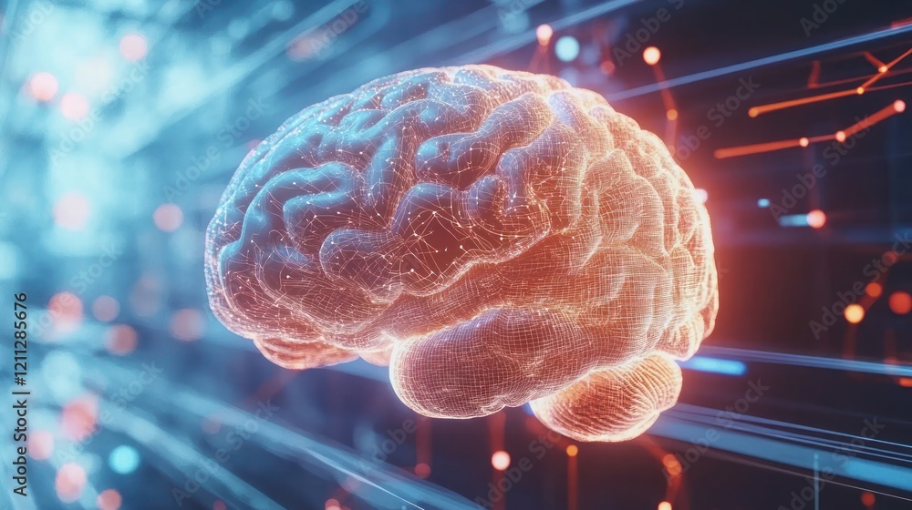 Poster the digital brain: a neural network visualization