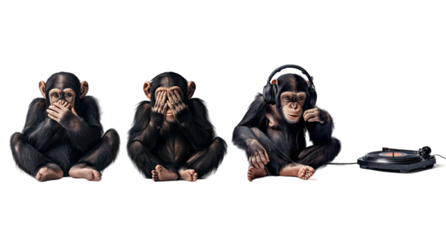 funny 3 wise monkeys