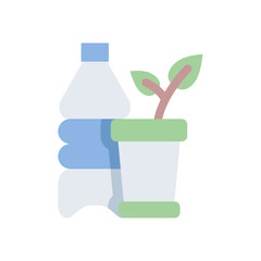 plastic eco flat style