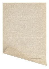 Note paper png sticker, transparent background