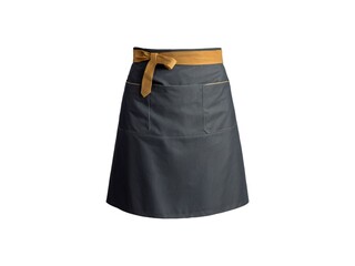 Kitchen cooking chef waist apron isolated on white background.