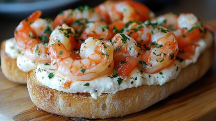 Delicious Shrimp Bruschetta: Creamy, Savory, and Perfect Appetizer