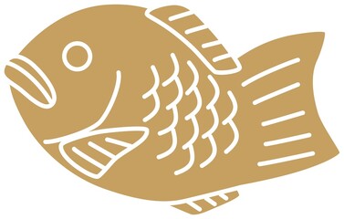 鯛焼きのイラスト