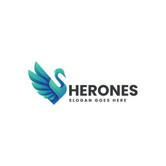 Herones Gradient COlorful Logo