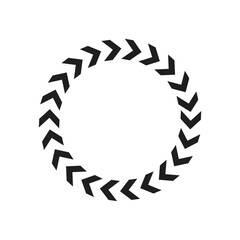 Arrow circle icon. Flat vector related icon for web and mobile applications.