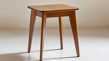 A wooden table with a light brown color. generated using AI