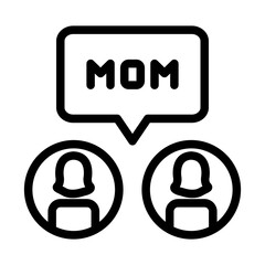 mom chat outline style
