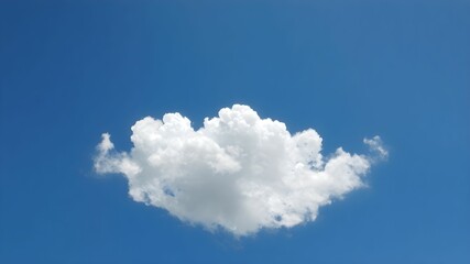 Blue sky background with white clouds. Cumulus white clouds in the blue sky.
