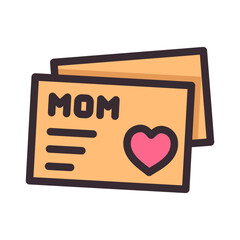 greeting card mom filled style