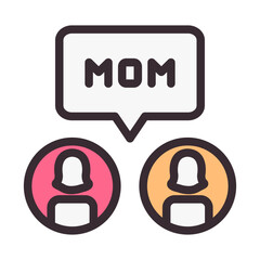 mom chat filled style