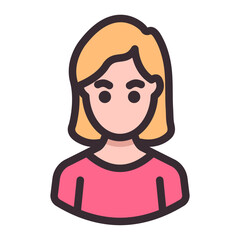 mother avatar filled style