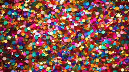A Colorful Collection Of Festive Confetti Circles