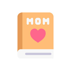 mom book story flat style